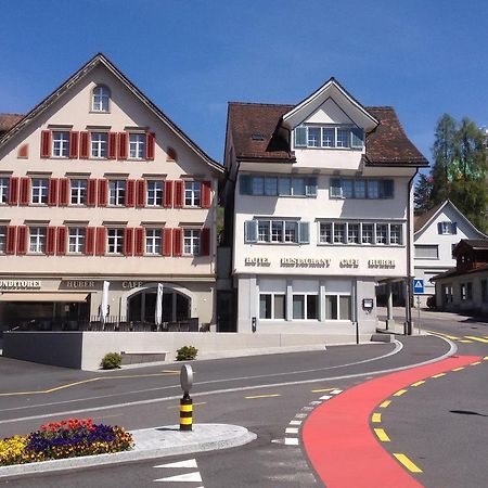 Cafe-Conditorei Hotel Huber Lichtensteig Exterior foto