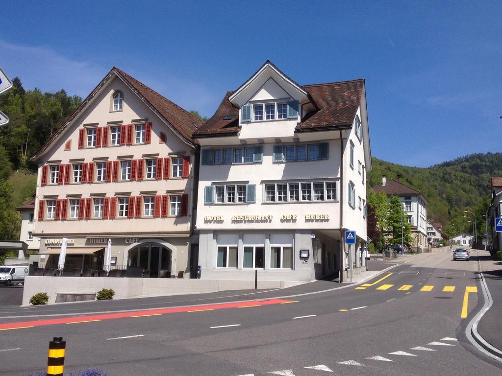 Cafe-Conditorei Hotel Huber Lichtensteig Exterior foto